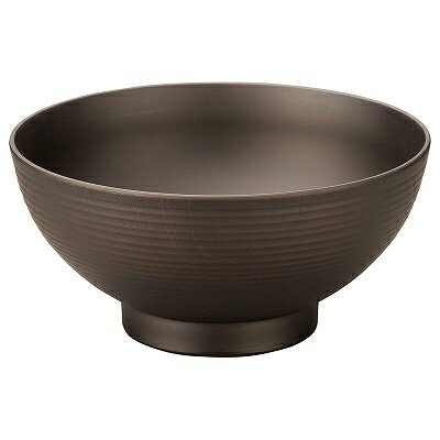 PET 耐熱6寸乱筋木目丼 総ダークブラウン 1001093 和美作日 Volol.3