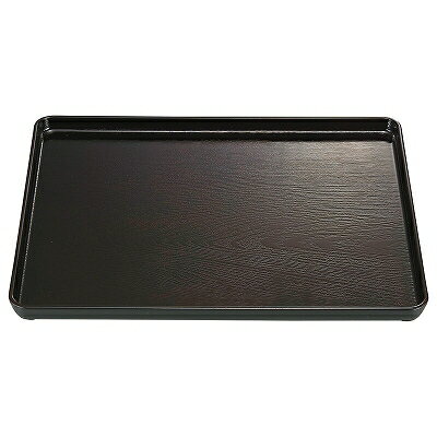 Trays - A 地木目長手盆 溜NS　ノンスリップ加工 尺1寸 1100309 和美作日 Volol.3