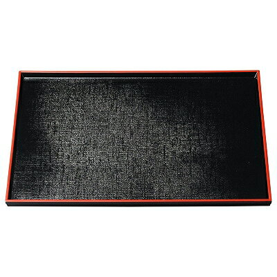 Trays - A 長手布目盆 黒天朱 尺3寸 1100708 和美作日 Volol.3