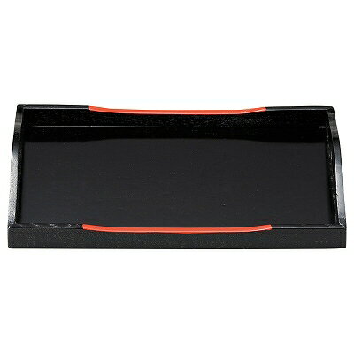 木 木製カスター盆 黒天朱 中 1101383 和美作日 Volol.3