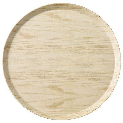 樂天商城 - メラミン 31cm耐熱サークルカフェトレー ホワイトナチュラルNS 1101705 和美作日 Volol.3