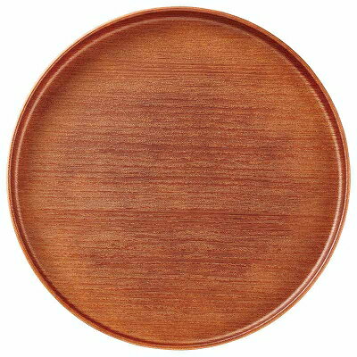 Rakuten - A 9寸両面木目丸盆 総ブラウン 1102086 和美作日 Volol.3