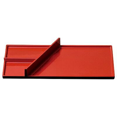 A 8寸浪花弁当用　大仕切 朱塗 1200141 和美作日 Volol.3