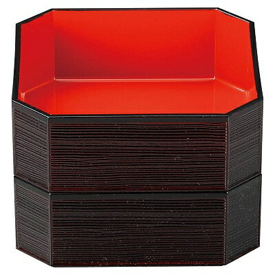 Rakuten - A 4寸隅切ヘギ目弁当　親 溜内朱塗 1300340 和美作日 Volol.3