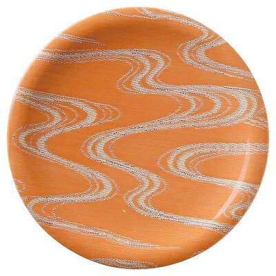 M メラミン寿司皿 西陣織　橙流水 1400384 和美作日 Volol.3