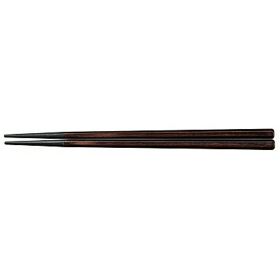 Rakuten - G-PET 22.5cmニュー市松木目六角塗箸 チーク刷毛目 1500090 和美作日 Volol.3