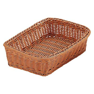 PP 角型バスケット ブラウン 27型 1202168