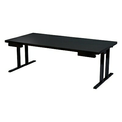 木製テーブル/座卓（和洋兼用）DX畳ずり脚 黒姫子 幕板無 1700119