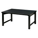 木製テーブル（高椅子用）4本脚　H型脚 黒木目 幕板付 1700167
