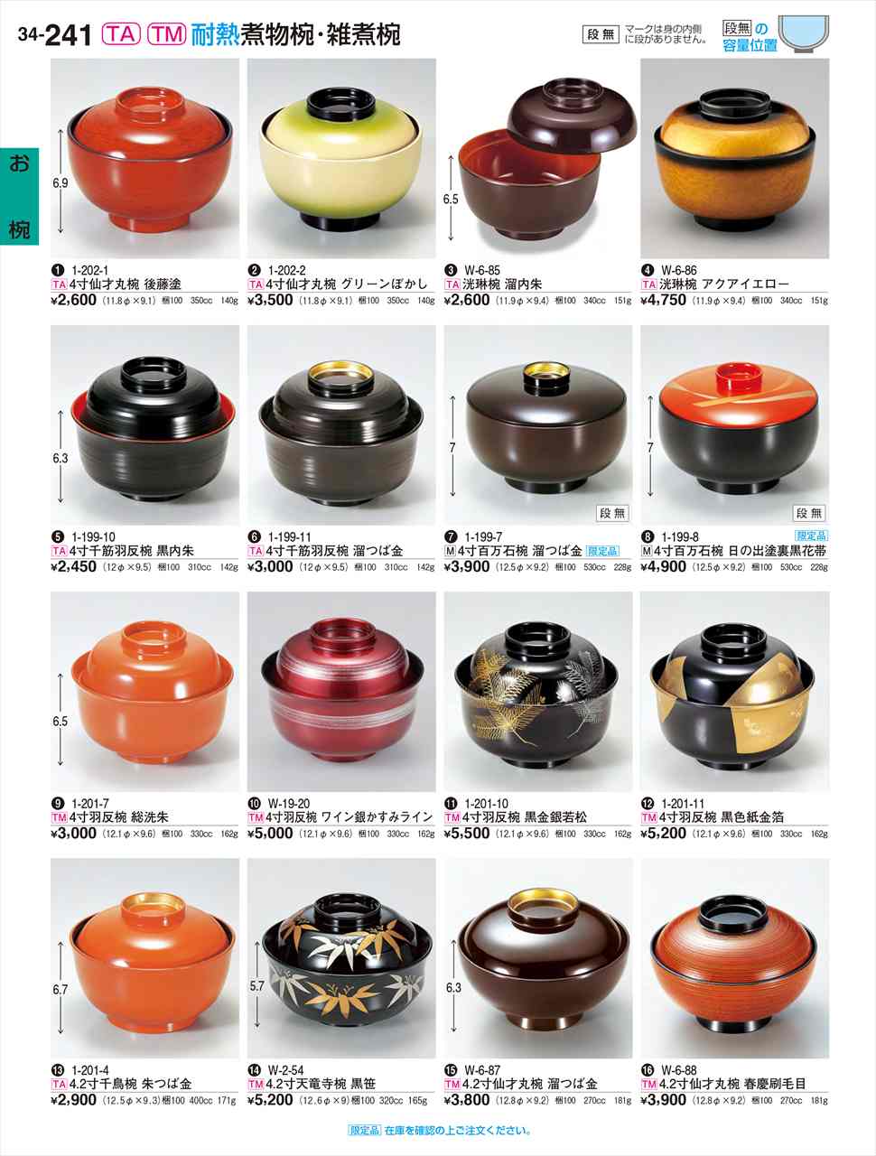 若泉漆器 洸琳椀 アクアイエロー W-6-86 割烹漆器 No.34