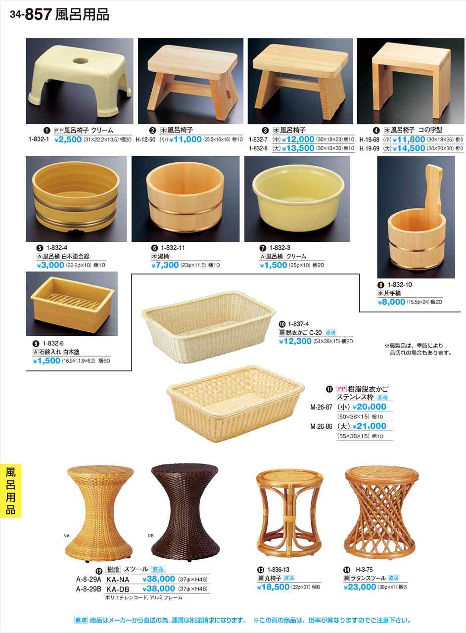 若泉漆器 丸椅子 運賃別途 1-836-13 割烹漆器 No.34