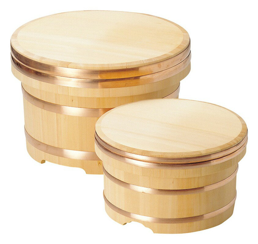 椹・江戸びつ　約3升 (約φ36cm) 04107 Y