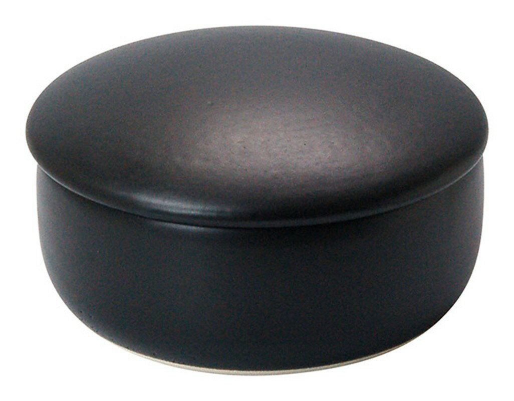 Boiled Rice Container - 陶器・おひつ 黒（中） 04161 YOUBI 用美 Vol.21