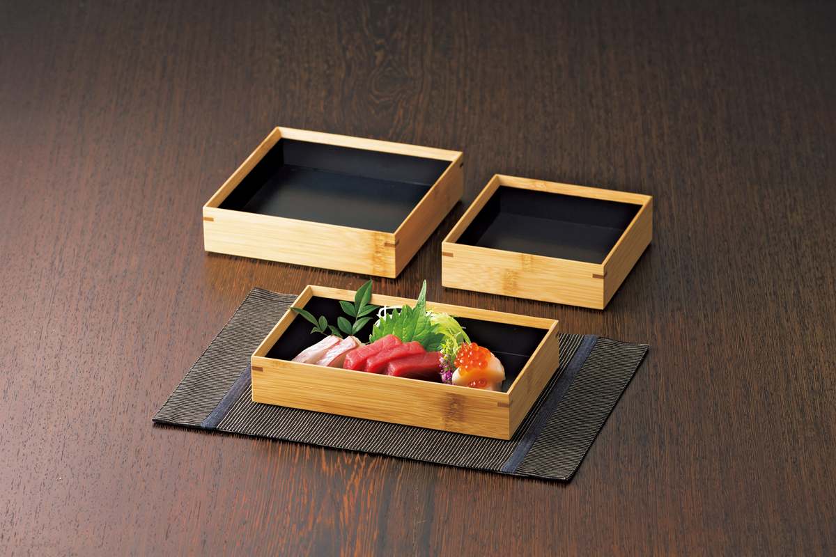 竹・料理箱 長角(内黒) 18263 YOUBI...の商品画像