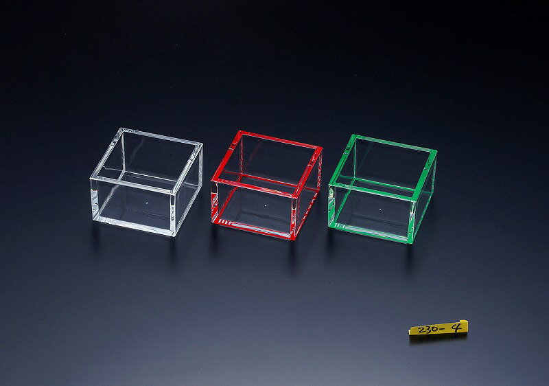 用美 vol.20 クリア1合枡　赤 12242