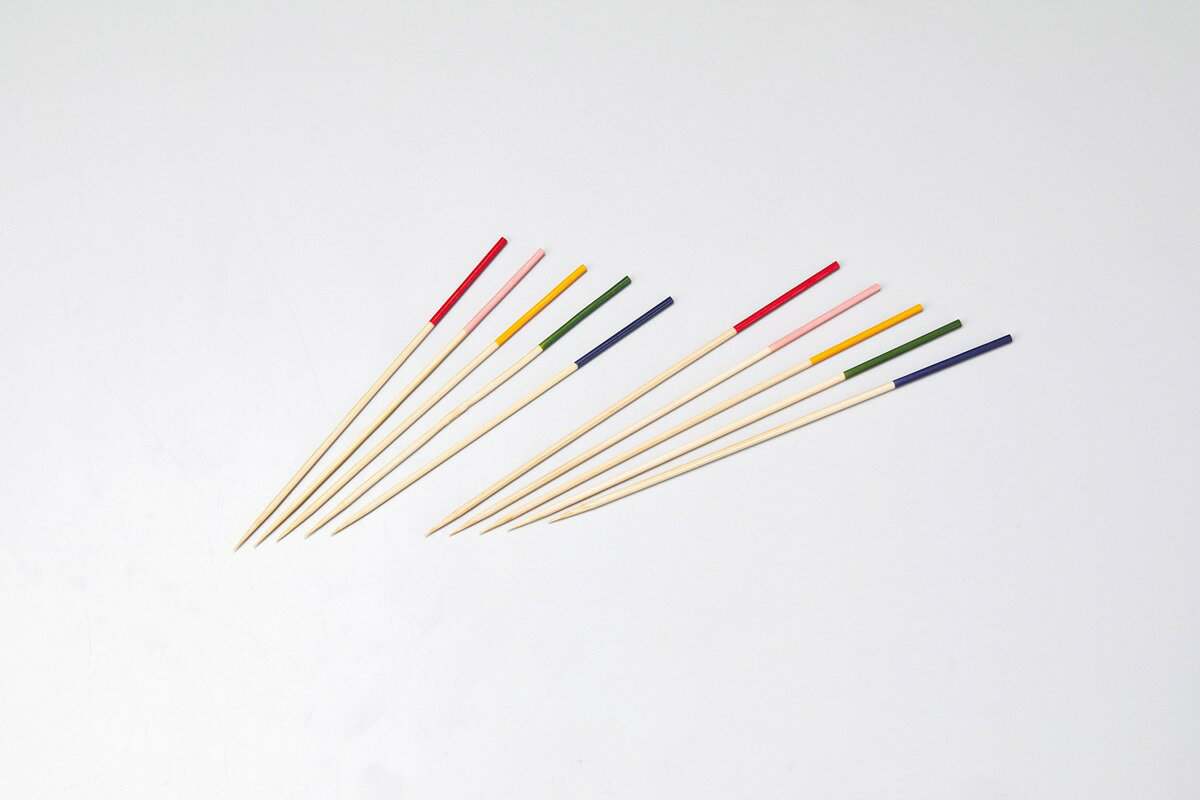 Rakuten - 彩り竹丸串(50本入)太 15cm 緑 21694 YOUBI 用美 Vol.21