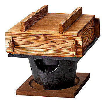 用美 vol.20 新・焼杉セイロ水入用美コンロセット(大) 20367