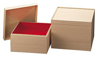 用美 vol.20 紙重箱・木目調　7寸　3段 22359