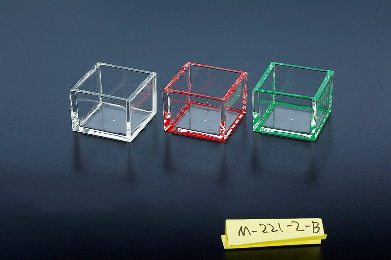 用美 vol.20 クリア枡　緑 26833