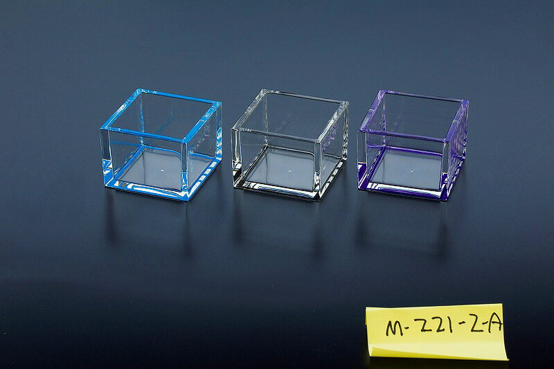 用美 vol.20 クリア枡　紫 26835