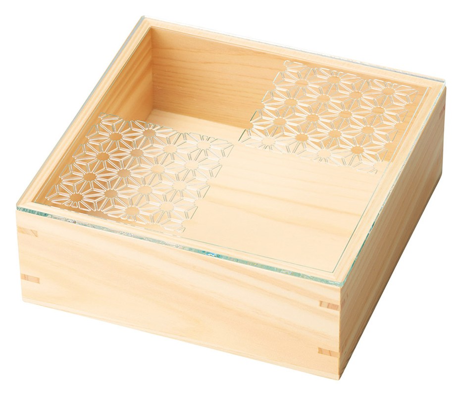 細密・正角料理箱(ガラス蓋仕様) 硝子のみ 28...の商品画像