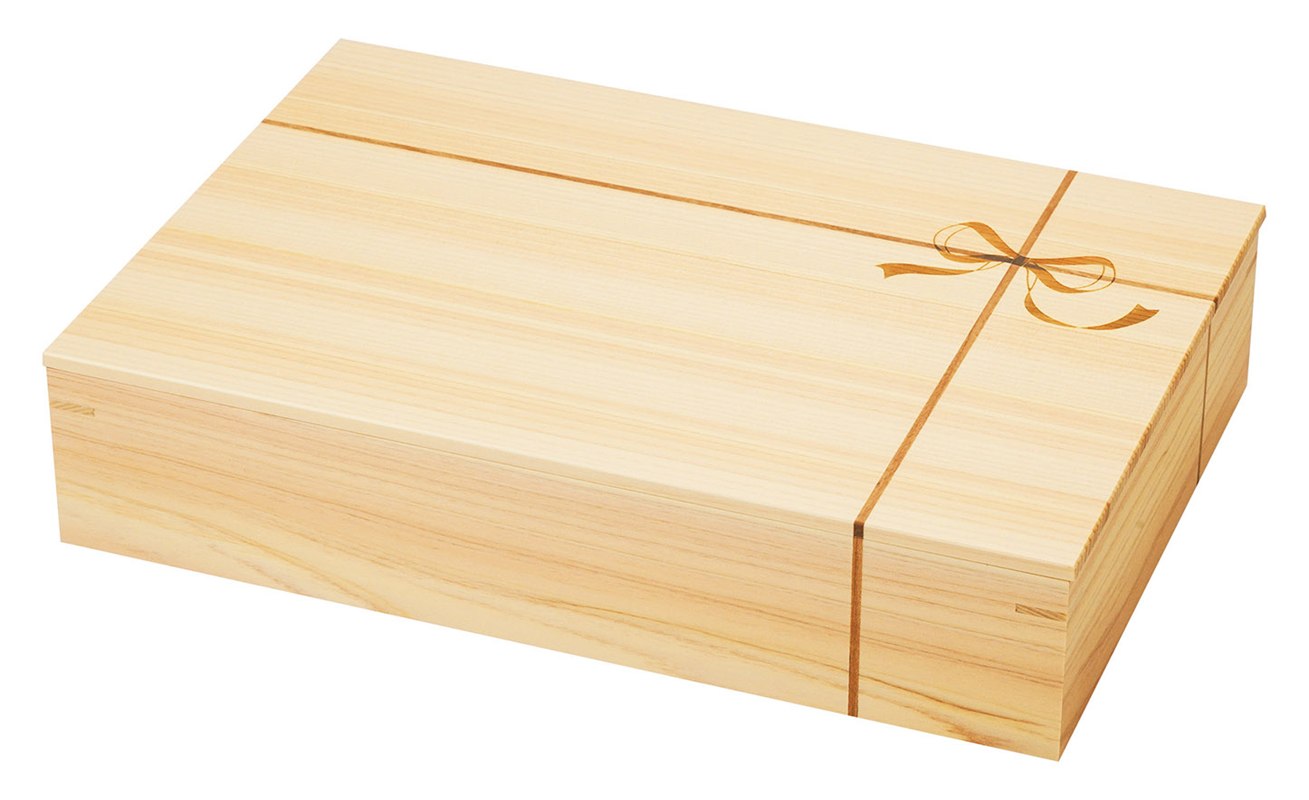 桧 縁(えにし)料理箱(6ッ仕切) 身のみ 38...の商品画像