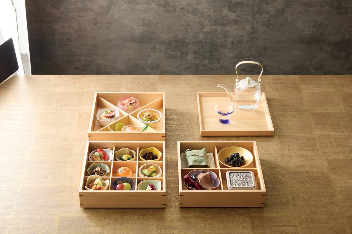 白木万能三段料理箱 38500 YOUBI 用...の紹介画像2