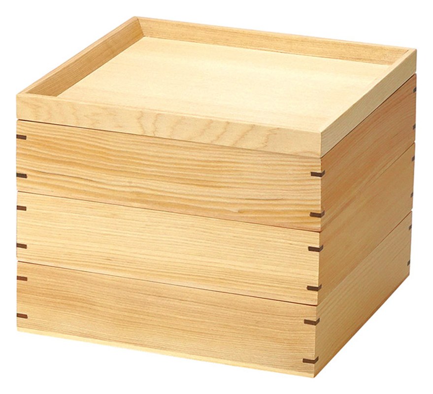 白木万能三段料理箱 38500 YOUBI 用美...の商品画像