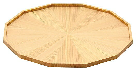 用美 vol.20 桧・放射杢　12角料理皿（大） 38098