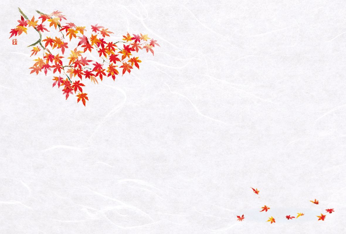 尺3雲竜和紙懐石まっと　枯淡　紅葉 (100枚入) 65205 YOUBI 用美 Vol.21