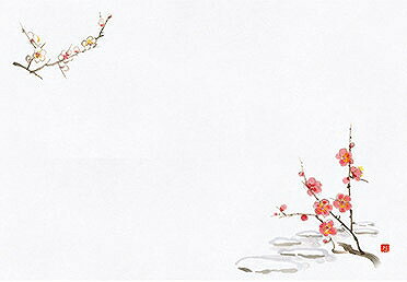 用美 vol.20 尺1お手元まっと 花景色　梅 (100枚入) 64961(3)