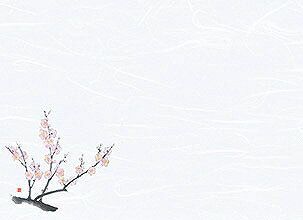 用美 vol.20 尺3雲竜和紙懐石まっと 花彩（はなさい） 梅 (100枚入) 66428