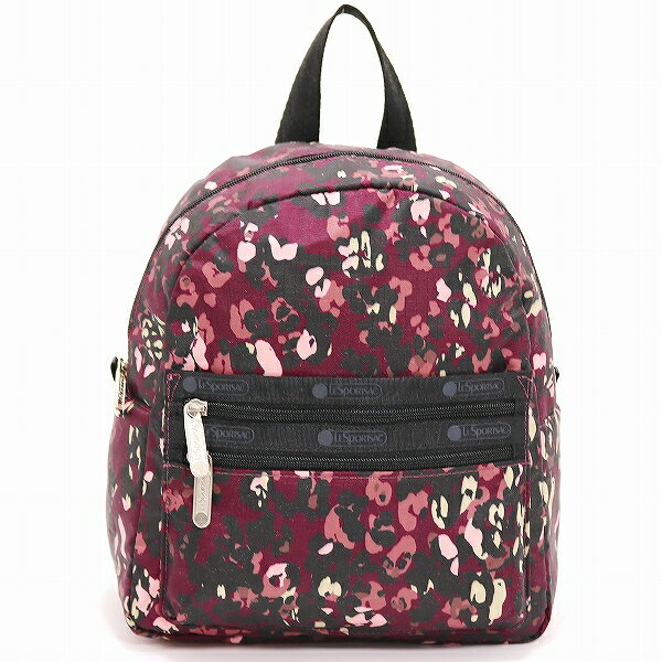 LeSportsac レスポートサック リュック SMALL DOUBLE ZIP BACKPACK LAFAYETTE LEOPARD