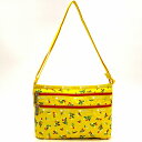 ショルダーバッグ [割引クーポン]レスポートサック ショルダーバッグ レディース 斜めがけ 大人 LeSportsac QUINN BAG YUCCA YELLOW BOUQUET