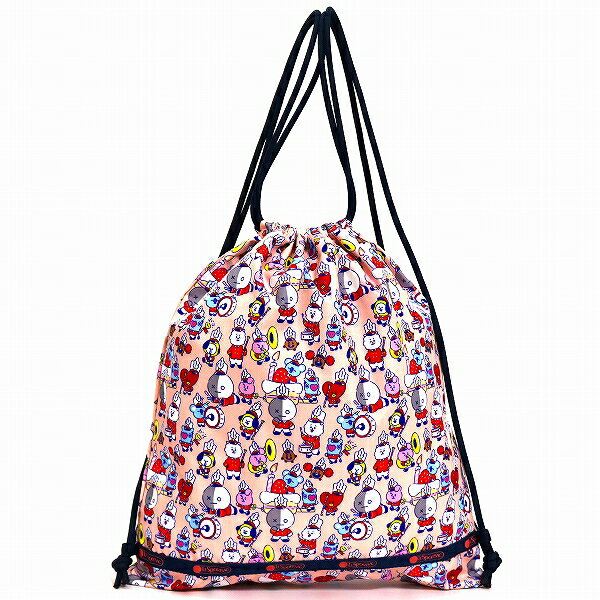 쥹ݡȥå BT21 åå ǥ LeSportsac DRAWSTRING BACKPACK BT21 MULTI