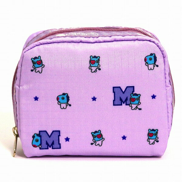 レスポートサック BT21 ポーチ レディース LeSportsac SQUARE COSMETIC BT21 MANG