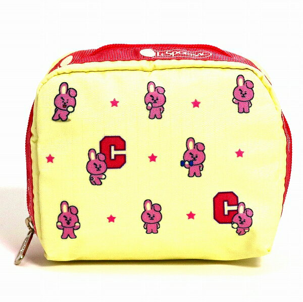 レスポートサック BT21 ポーチ レディース LeSportsac SQUARE COSMETIC BT21 COOKY