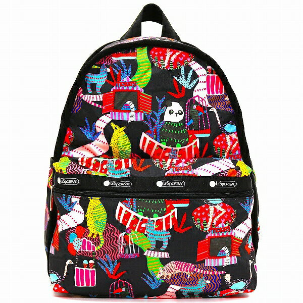 レスポートサック リュックサック レディース LeSportsac BASIC BACKPACK MIDNIGHT MENAGERIE