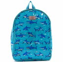 [割引クーポン]キャスキッドソン キッズ リュックサック Cath Kidston KIDS PVC SUMMER BACKPACK MONO SHARKS