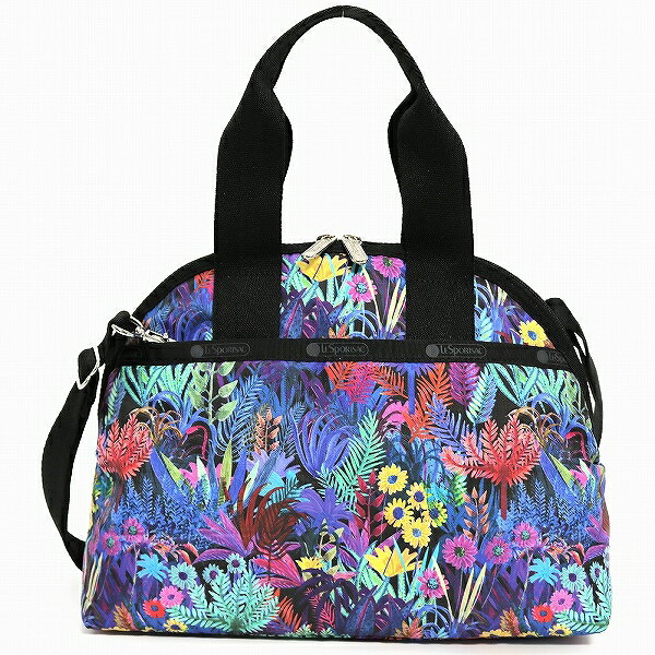 ショルダーバッグ レスポートサック ショルダーバッグ レディース 斜めがけ 大人 LeSportsac YORK SATCHEL NIGHT GARDEN