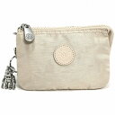 キプリング ポーチ レディース Kipling CREATIVITY S Ivory Cloud Jacquard