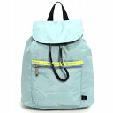 [割引クーポン]レスポートサック リュックサック レディース LeSportsac TRAVELER DRAWSTRING BACKPACK HERITAGE TRIO TOURMALINE