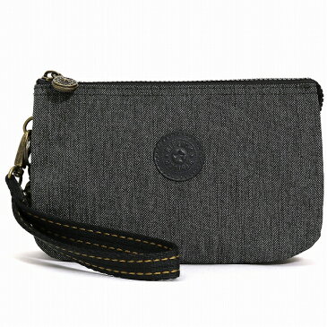 Kipling キプリング ストラップ付きポーチ CREATIVITY XL Black Indigo