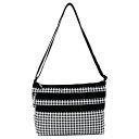 [割引クーポン]LeSportsac レスポートサック ショルダーバッグ 3352 QUINN BAG U254 GINGHAM CHECK NOIR