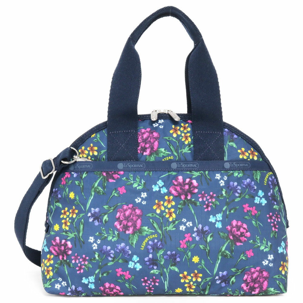 レスポートサック ショルダーバッグ ヨークサッチェル LeSportsac 3561 E780 VIBRANT BOTANICAL ブルー