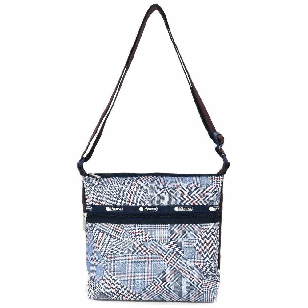 ショルダーバッグ レスポートサック ショルダーバッグ 3709 E712 PUZZLED PLAID スモール ホーボー ブルー LeSportsac