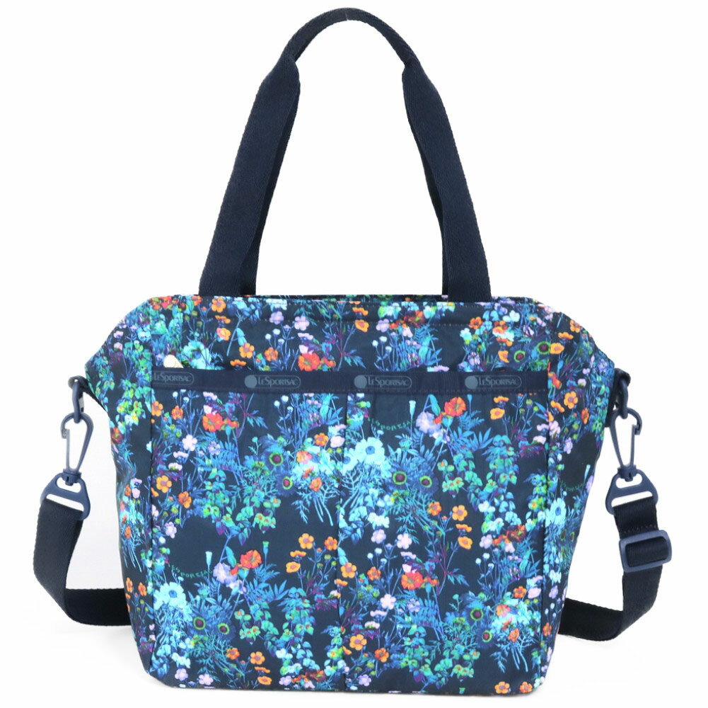 ショルダーバッグ レスポートサック ショルダーバッグ 3801 E550 FLORESCENT FLORAL BLEU スモール エバートート ブルー LeSportsac