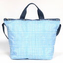 [割引クーポン]レスポートサック トートバッグ 4360 E612 PAINTERLY WEAVE デラックスイージーキャリートート ブルー LeSportsac