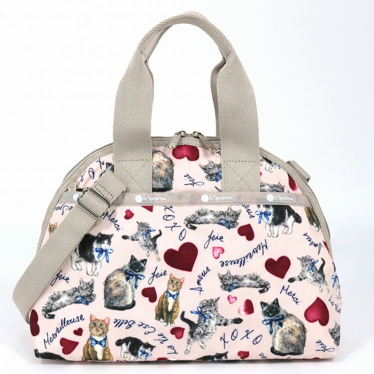 レスポートサック ショルダーバッグ レディース LeSportsac 3561 YORK SATCHEL E479 AMOUR HEART