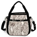 [割引クーポン]LeSportsac レスポートサック ショルダーバッグ 8056 SMALL JENNI U275 CLASSIC PYTHON IVORY